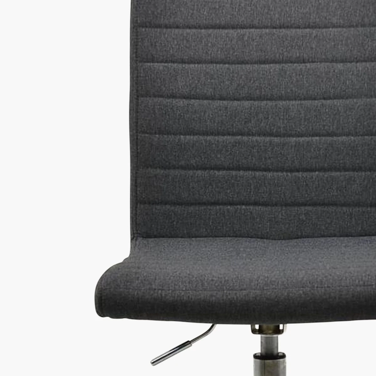 Ripple Dark Grey Fabric Dining Chair With High Backrest 6 Ripple Dark Grey Fabric Dining Chair With High Backrest - Image 4