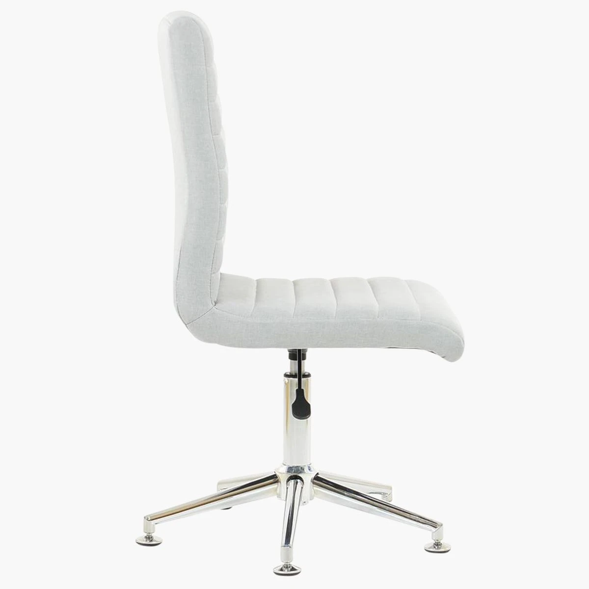 Ripple Grey Fabric Dining Chair With High Backrest 4 Ripple Grey Fabric Dining Chair With High Backrest - Image 2