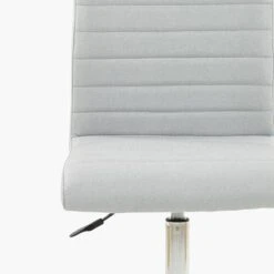 Ripple Grey Fabric Dining Chair With High Backrest 10 Ripple Grey Fabric Dining Chair With High Backrest -Furniture Specialty Store ripple light grey fabric 5