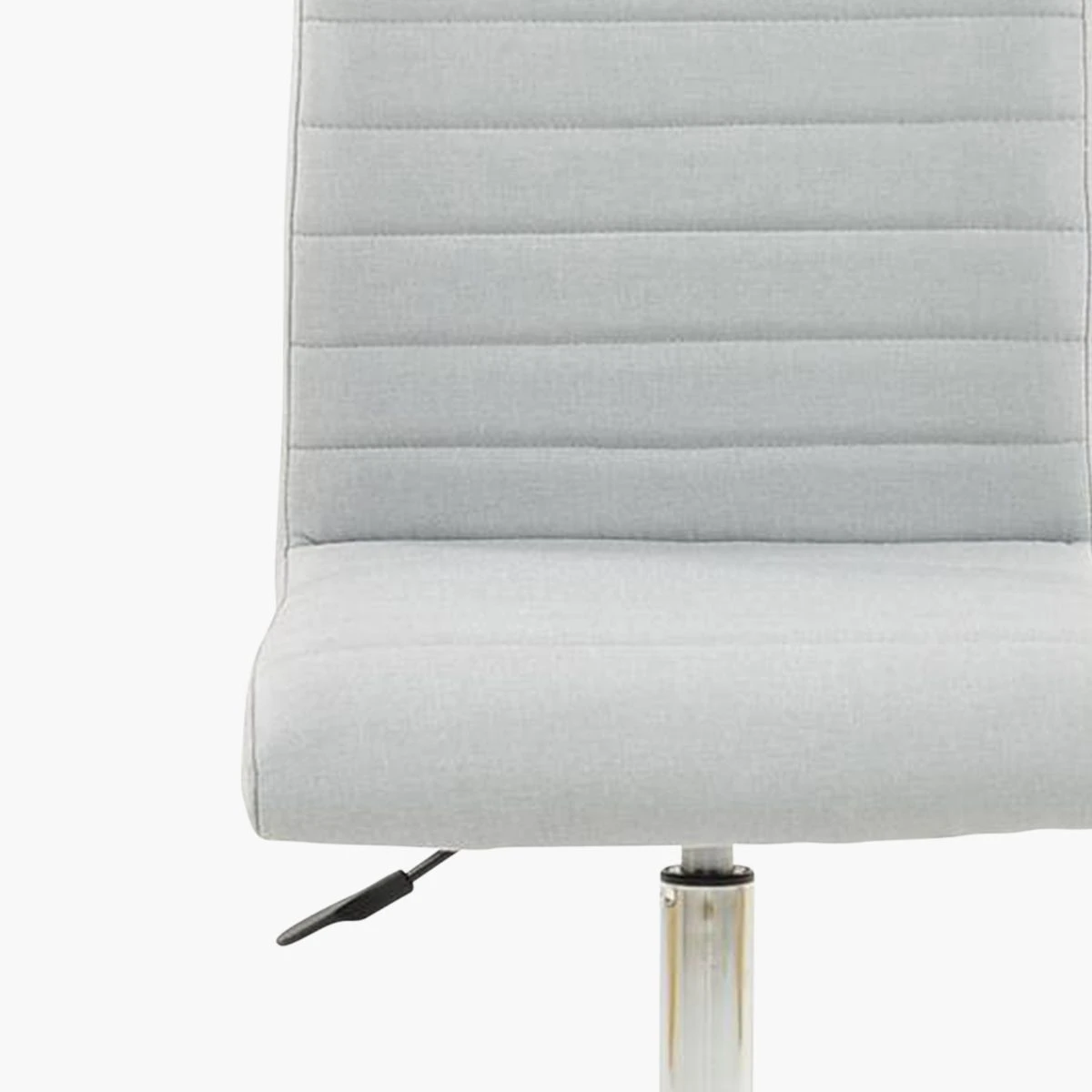 Ripple Grey Fabric Dining Chair With High Backrest 6 Ripple Grey Fabric Dining Chair With High Backrest - Image 4