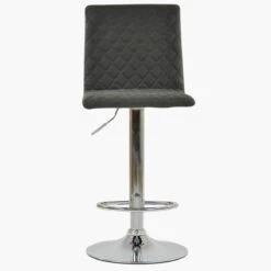 Rocklin Vintage Black Faux Leather Chrome Base Bar Stool -Furniture Specialty Store rocklin vintage black 3 1