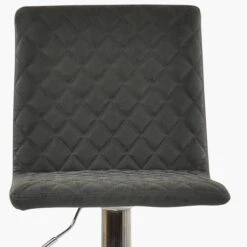 Rocklin Vintage Black Faux Leather Chrome Base Bar Stool -Furniture Specialty Store rocklin vintage black 4