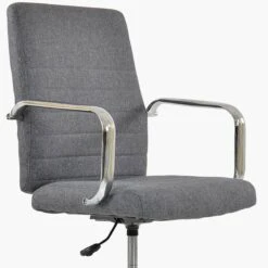 Ryder Dark Grey Fabric Swivel Home Office Chair -Furniture Specialty Store ryder dark grey fab 4