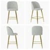 Scada Cream Boucle Gold Leg Barstool -Furniture Specialty Store scada cream boucle gold leg 5