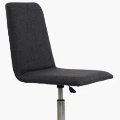 Skylar Dark Grey Fabric Small Home Swivel Office Chair -Furniture Specialty Store skylar charcoal 4