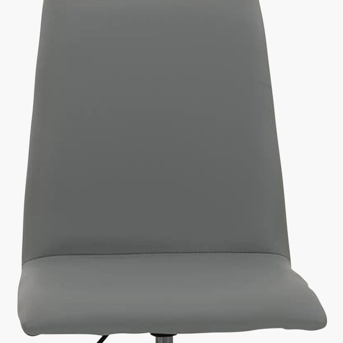 Skylar Grey Leather Small Swivel Desk Chair 6 Skylar Grey Leather Small Swivel Desk Chair - Image 4