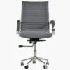 Spark Grey Fabric Swivel & Recline Office Chair -Furniture Specialty Store spark charcaol 1 1