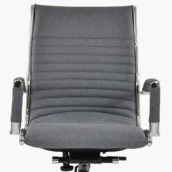 Spark Grey Fabric Swivel & Recline Office Chair -Furniture Specialty Store spark charcaol 4 1