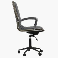 Instow Executive Grey Fabric Swivel & Recline Office Chair -Furniture Specialty Store spark charcoal black 3