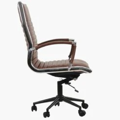 Instow Executive Brown Faux Leather Swivel & Recline Office Chair -Furniture Specialty Store spark vintage black 3