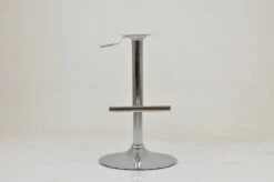 Replacement Bar Stool With Circle Base And T-Bar Footrest Chrome