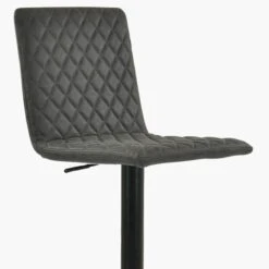 Titan Vintage Black Faux Leather Black Base Breakfast Stool -Furniture Specialty Store titan vintage black 4