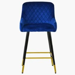 Furniture Specialty Store -Furniture Specialty Store vault blue velvet gold tip 2