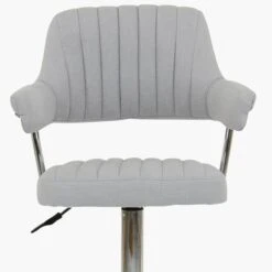 Yale Grey Fabric Small Home Swivel Office Chair -Furniture Specialty Store yale grey fabric 4 1